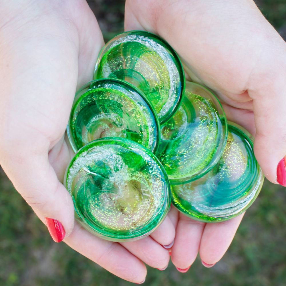 Living Glass Touchstones - Lotus