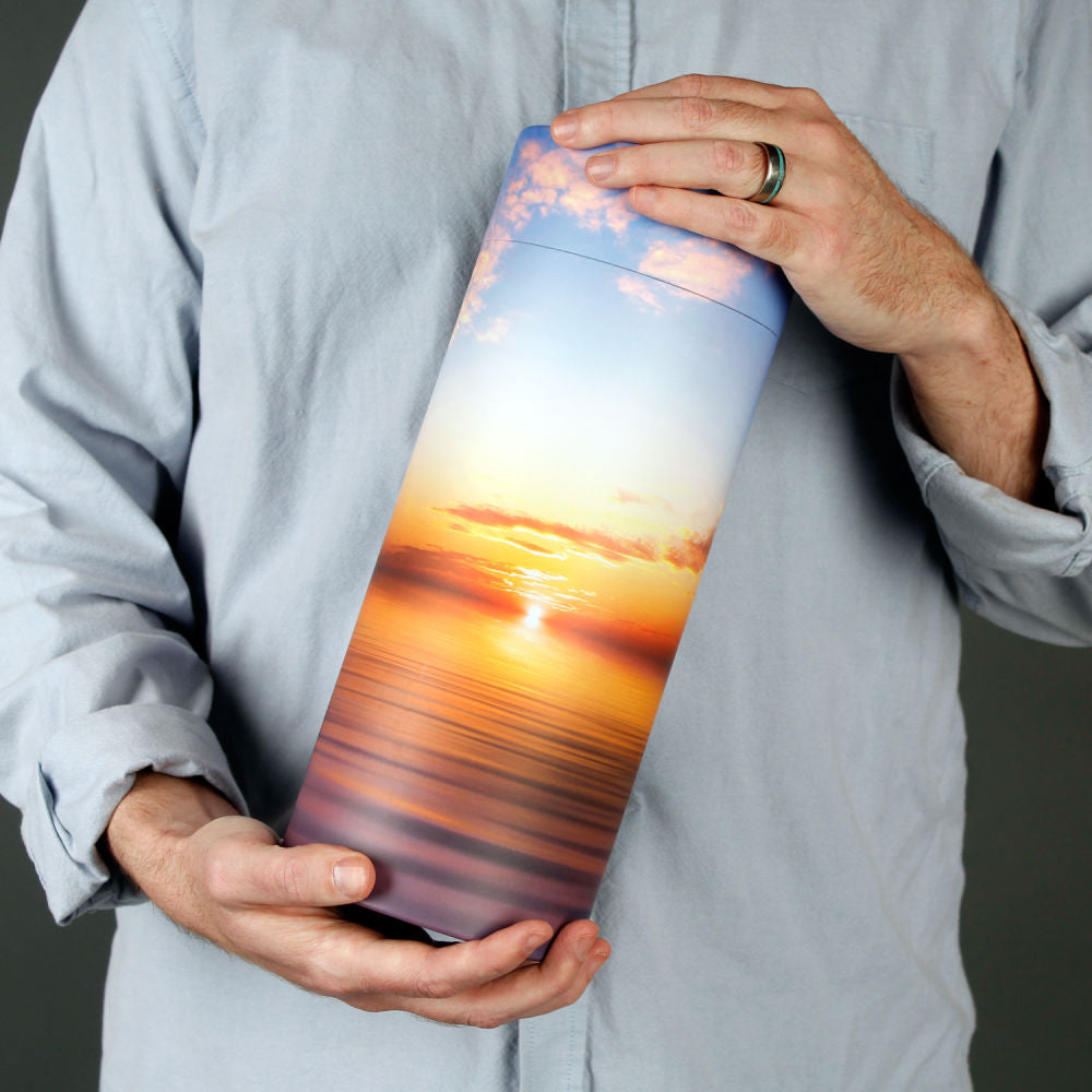 Peaceful Ocean Sunset Scattering - Endswell