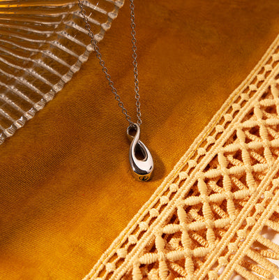Infinity Loop Pendant - Lotus