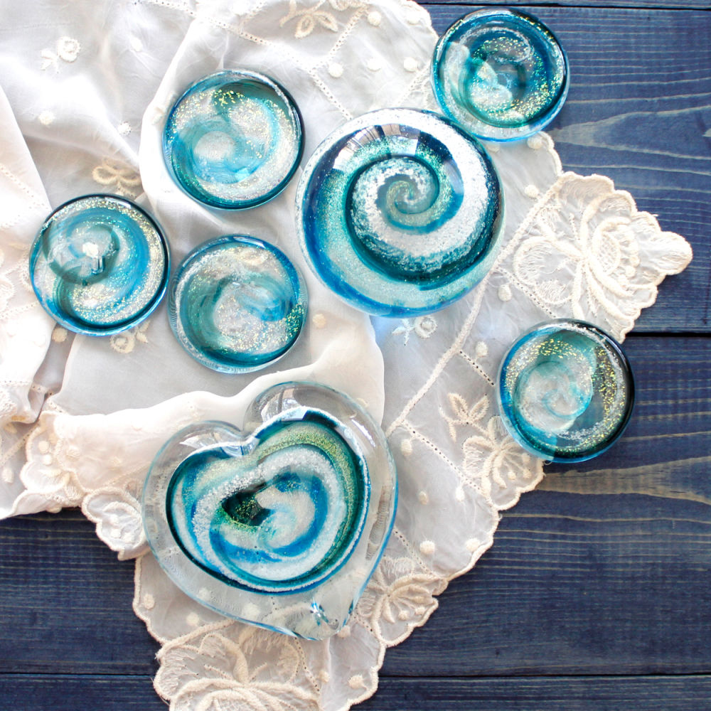 Living Glass Hearts - Natural Grace