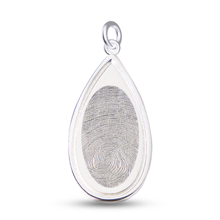 Teardrop Fingerprint Pendant - A Better Place