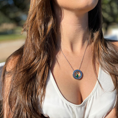 Circle of Life Cremation Pendant - Hyatt Ewald