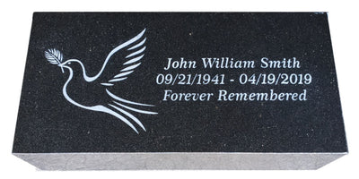 Granite Memorial Stone - Be a Tree Cremation
